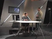 滿口精液電視節目女主持人